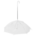 White umbrella for dogs
