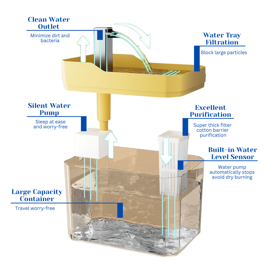 Pet Water Fountain with Filters