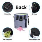 Multifunctional Durable Dog Training Pouch with back features highlighted