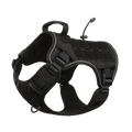 Elite Tactical No-Pull Dog Harness - Black color