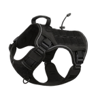 Elite Tactical No-Pull Dog Harness - Black color