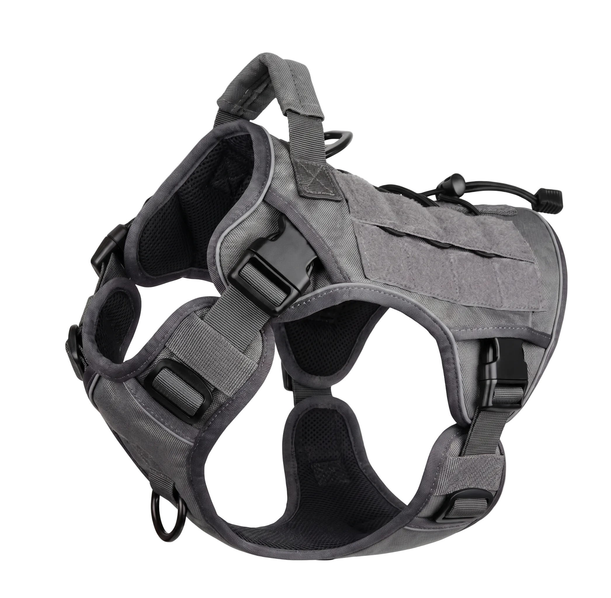 Elite Tactical No-Pull Dog Harness - Gray Color