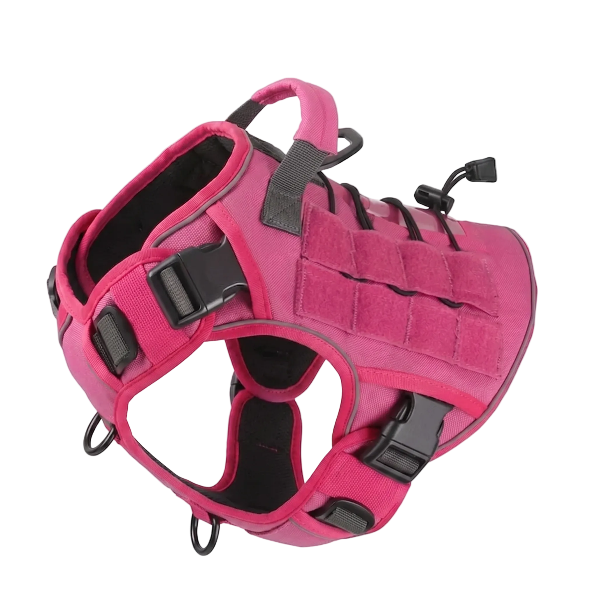 Elite Tactical No-Pull Dog Harness - Pink color