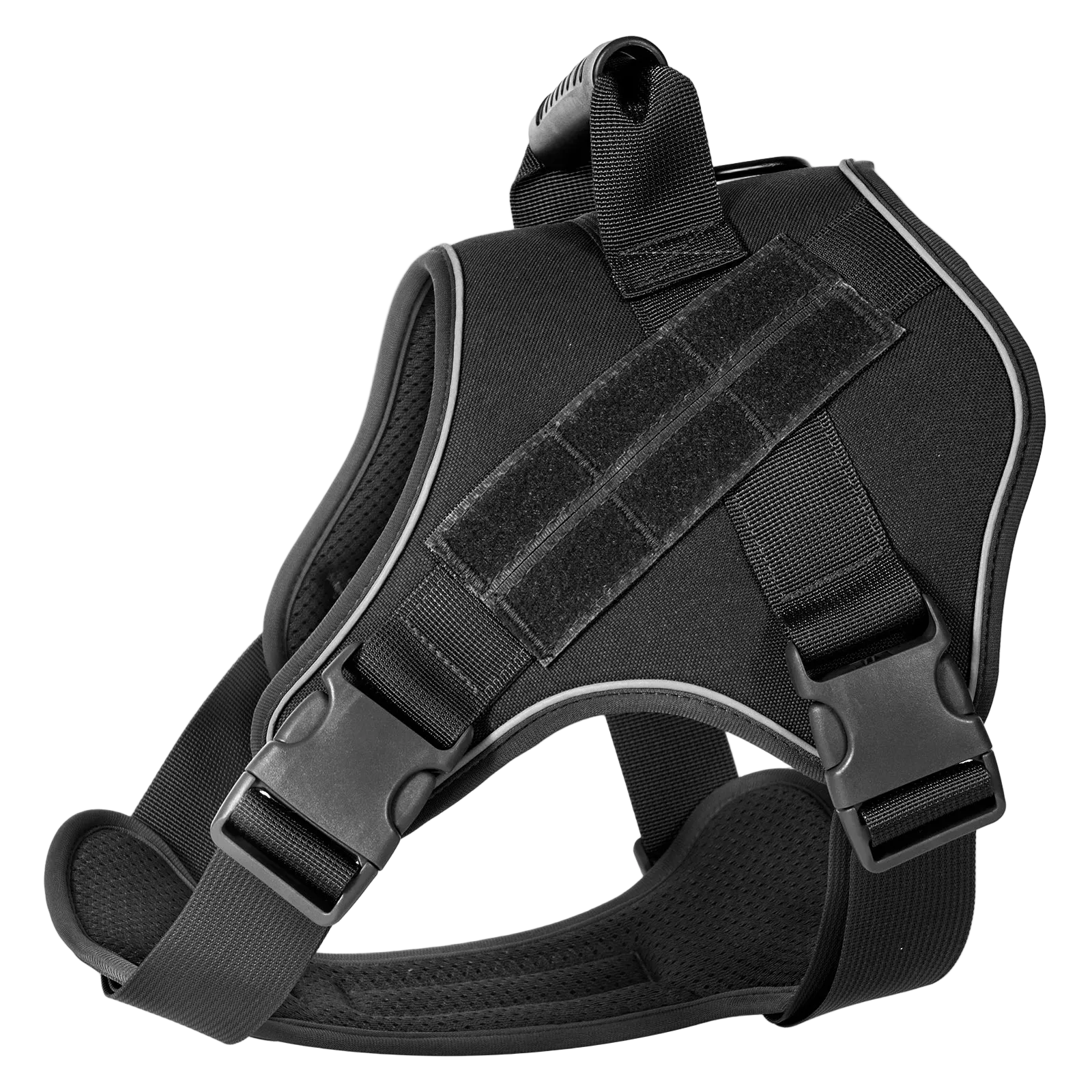 Lightweight Tactical Dog Harness - Black color
