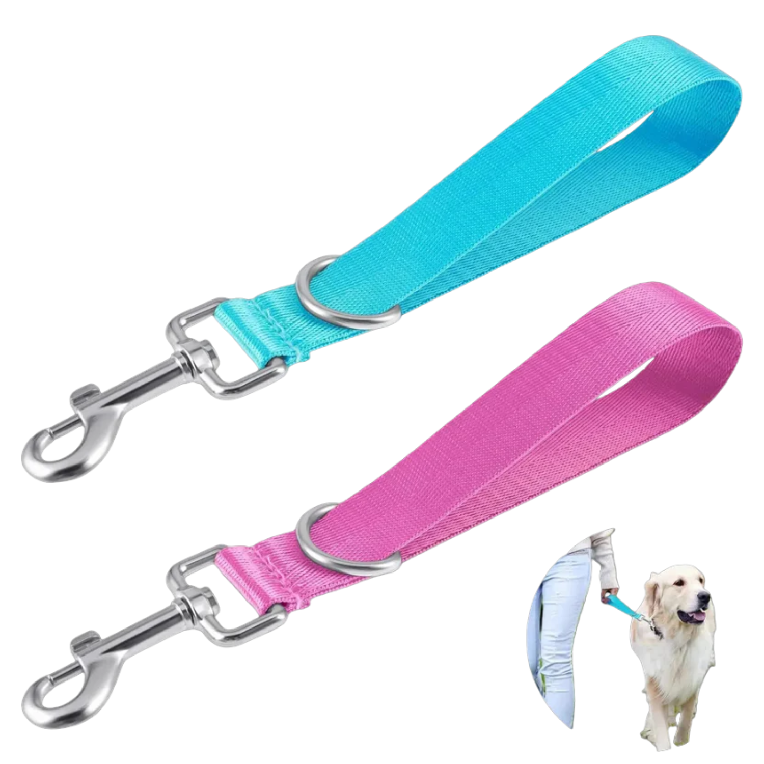 Short Nylon Dog Leash
