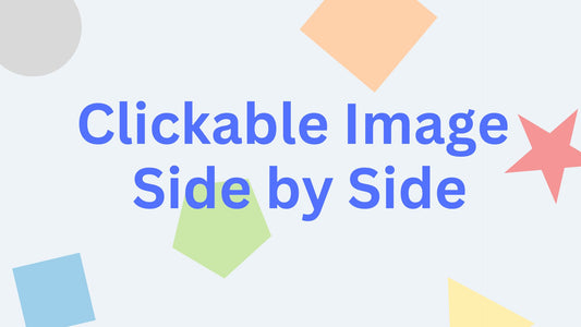 Side by Side Clickable Image